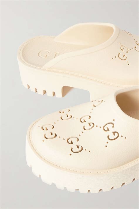 gucci rubber mules